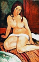 MODIGLIANI AMEDEO (1884-1920) - Nudo seduto